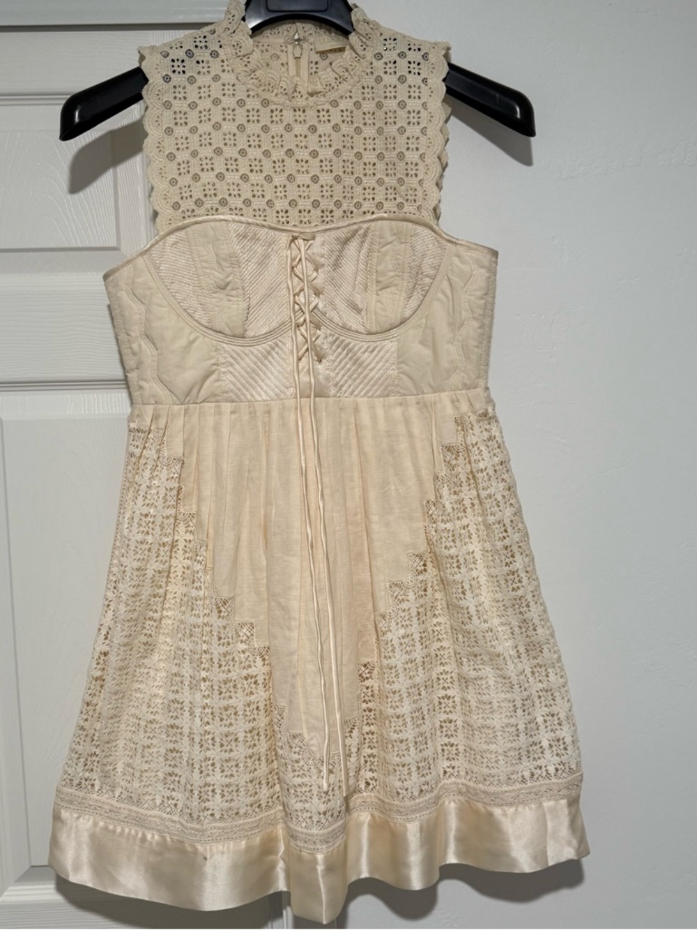 Ulla Johnson Women’s Sabrina Dress in Ivory/Off White size 8 NEW